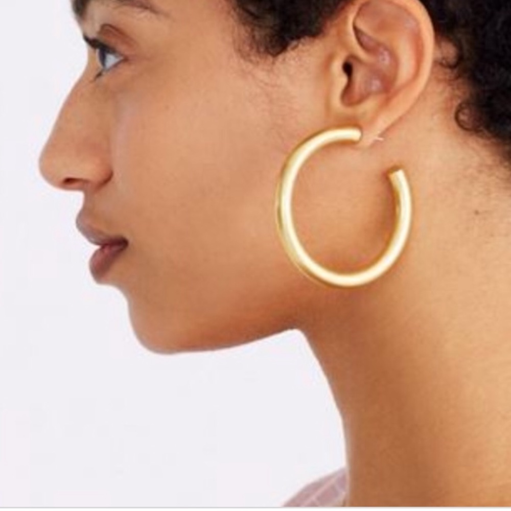Madewell chunky gold hoops